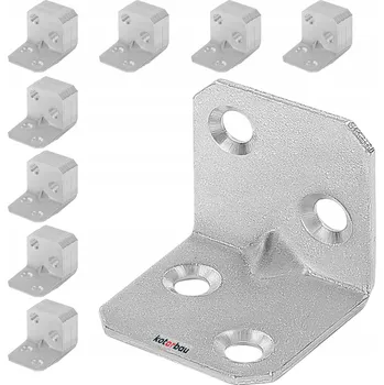 Úhloměr Úhelník spojovací tesařský 25x25x25 nábytkový 100ks