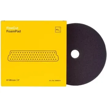 Lešticí kotouč Koch Chemie Fine Cut Foam Pad - Leštící kotouč žlutý 126 x 25 mm