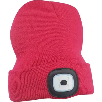 Čelovka XT Čepice se svítilnou 3,7V 300 mAH růžová