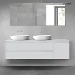 Oltens Vernal sada koupelnového nábytku 160 cm s horní deskou, matná šedá 68479700