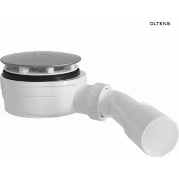 Sifon Oltens Pite Turbo Slim vaničkový sifon, odtok 90 mm, plastový, nízký, chrom 08002000