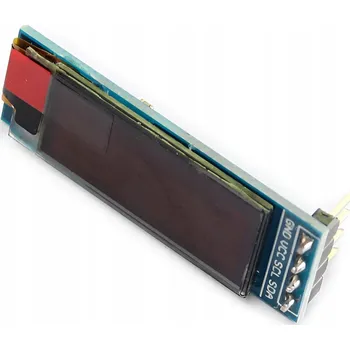 Wyświetlacz OLED 0,91" 128x32 niebieski pro Arduino a GOTEK