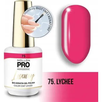 Přípravek na nehty 75. LYCHEE - Profesionální hybridní lak s konzistencí UV/LED gelu Luxu