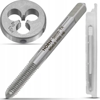 Závitořezný nástroj RUČNÍ ZÁVITNÍK M5, DIN-352/1P + ZÁVITOVÉ OČKO M5x0.8