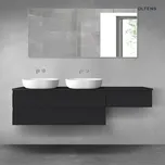 Oltens Vernal sada koupelnového nábytku 180 cm s horní deskou, matná černá 68591300
