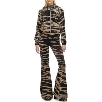 Dámské kalhoty KALHOTY DIESEL P-BELBY TROUSERS GREY