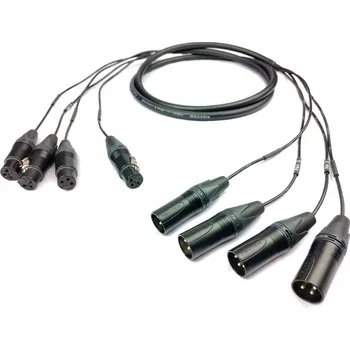 Audio kabel XLR kabel - XLR LGJ Group KLOTZ WIELOPAROWY MULTICORE 4x XLR NEUTRIK 3m 3 m
