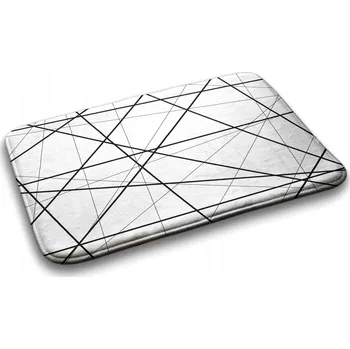 Koupelnová předložka Koupelnová předložka s protiskluzovou gumovou podložkou - Geometrické linie