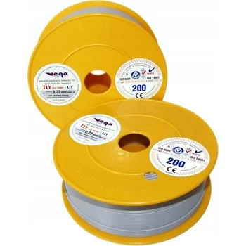 elektrický kabel Kabel Kulatý alarmový, elektrický, ohebný (lanko), automobilový LgY Vega-Tronik 1 x 0,22