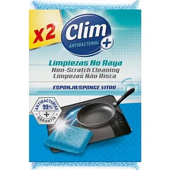 Houbička Clim Houbičky na čištění indukčních varných desek bez poškrábání, 2ks