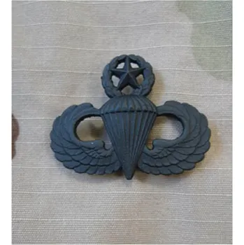 Odznak US PARACHUTIST Master - ČERNÝ (Odznak US PARACHUTIST Master - ČERNÝ)