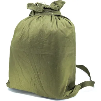 turistický batoh Vak RUMUNSKÝ plátěný ZELENÝ použitý (Vak RUMUNSKÝ plátěný ZELENÝ použitý)