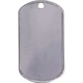 psí známka Známka identifikační US NEREZ STŘÍBRNÁ MATNÁ (Známka identifikační US NEREZ STŘÍBRNÁ MATNÁ)