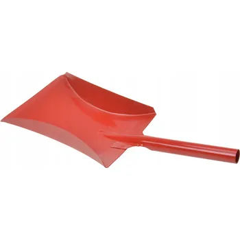 Lopata Lopatka na odpadky lopatka kovová lopata na odpadky ČERVENÁ