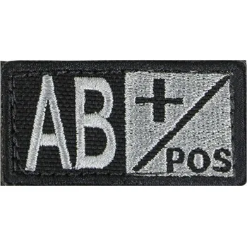 Nášivka Nášivka krevní skupina AB POS VELCRO FOLIAGE (Nášivka krevní skupina AB POS VELCRO FOLIAGE)