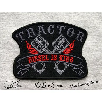 Nášivka TRACTOR Diesel is king / 048 (Nášivka / Nažehlovačka)