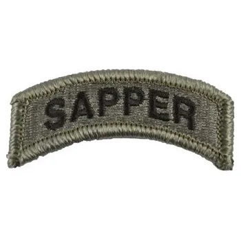Nášivka Nášivka oblouček SAPPER Tab VELCRO - FOLIAGE (Nášivka oblouček SAPPER Tab VELCRO - FOLIAGE)