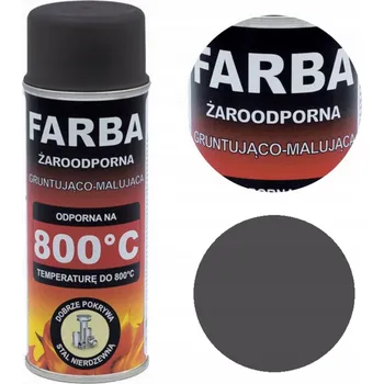 Barva ve spreji ŽÁRUVZDORNÁ VE SPREJI BARVA NA KRB, KAMNA A KOTLE 400 ML HANSA ANTRACIT