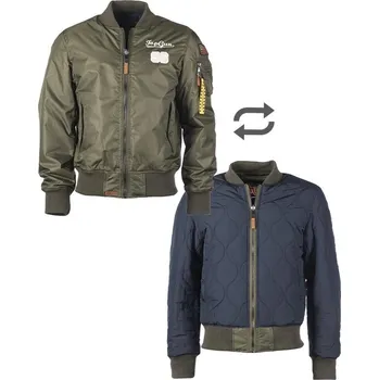 Pánská bunda Bunda letecká TOMCAT oboustranná ZELENÁ/MODRÁ (Bunda letecká TOMCAT oboustranná ZELENÁ/MODRÁ)