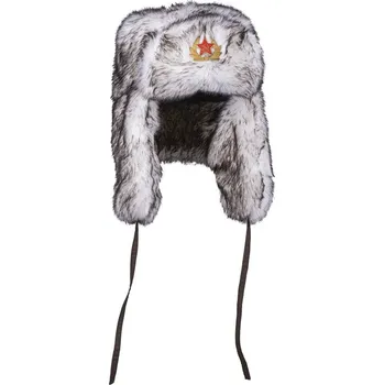 Čepice Beranice s kožíškem "SHAPKA" BÍLÁ vel. 61-62 (Beranice s kožíškem "SHAPKA" BÍLÁ vel. 61-62)