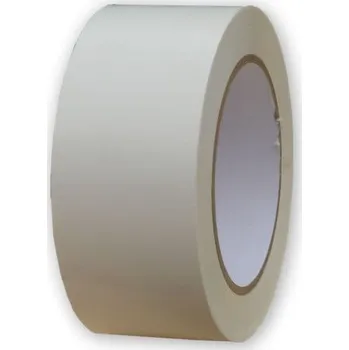 Výstražná páska Bílá PVC PÁSKA podlahová označovací 100 mm × 33 m, silná
