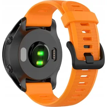 Řemínek na hodinky Řemínek Garmin Fenix 5 / 5 Plus / 6 / 6 PRO pro Garmin 22mm oranžový