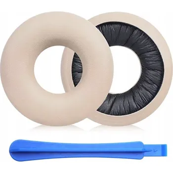 Příslušenství pro sluchátka NÁUŠNÍKY HOUBIČKY NÁHRADNÍ PADY PRO SLUCHÁTKA SONY WH-CH520 *VYSOKÁ KVALITA* BÉŽOVÉ