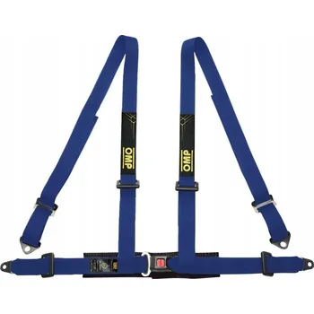 Tuning Silniční pásy OMP 4bodové ECE 16-08 Road 4 (šrouby) modré