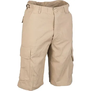 Pánská móda Kraťasy US typ BDU rip-stop předeprané KHAKI (Kraťasy US typ BDU rip-stop předeprané KHAKI)