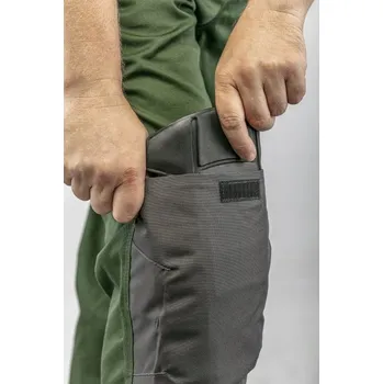 Pánské kalhoty RUWER zahradnické ochranné kalhoty tmavě zelené L (52) HT5K360-L