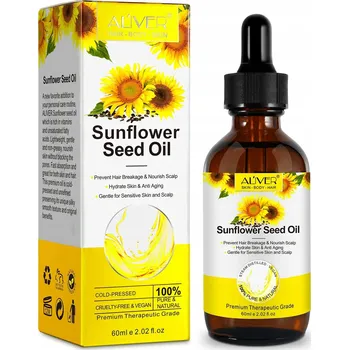 Vlasová regenerace Aliver Sunflower Seed Oil olej ze slunečnicových semen na vlasy 60 ml