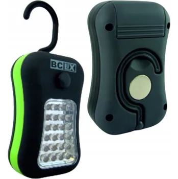 Svítilna LED SVÍTILNA S HÁKEM PRACOVNÍ DÍLENSKÁ BIWAK HÁČEK MAGNET 3xAAA LR03