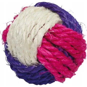 Hračka pro kočku Míček pro kočky Pet Nova Sisalový míček