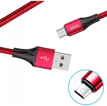 Datový kabel Kabel Joyroom USB - microUSB typ B 0,2 m červený