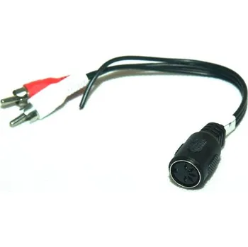 Audio kabel Kabel propojovací 10521 2x RCA (cinch) - DIN 5-pin 0,2 m