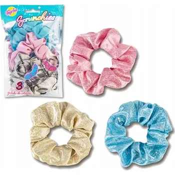 GUMIČKA GUMIČKY NA VLASY SCRUNCHIES 3x lol lps Barevná frotka na léto frotka