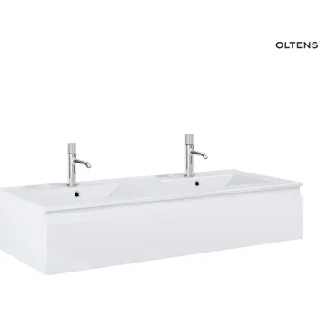 Umyvadlo Oltens Vernal umyvadlo se skříňkou 120 cm, lesklá bílá 68010000