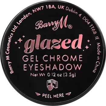 Přípravek na oči Barry M - Glazed Gel Chrome Oční stíny 3.5 g Bílá unisex