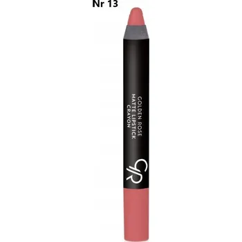 Rtěnka Golden Rose Matte Crayon Lipstick matná rtěnka v tužce č.. 13