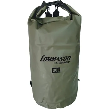 Vodácký pytel Vak voděodolný DRY BAG 30L Heavy Duty ZELENÝ (Vak voděodolný DRY BAG 30L Heavy Duty ZELENÝ)
