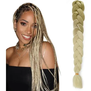 Příčesek SYNTETICKÉ VLASY PRO ZAPLÉTÁNÍ OMBRE S1 COPÁNKY