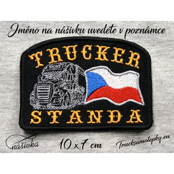 Nášivka Nášivka TRUCKER se jménem / 049 (Nášivka / Nažehlovačka)