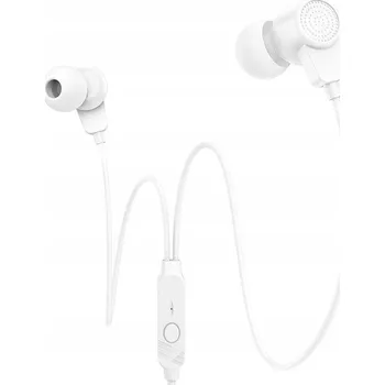 Sluchátka Borofone Sluchátka BM64 Goalant s mikrofonem, bílá