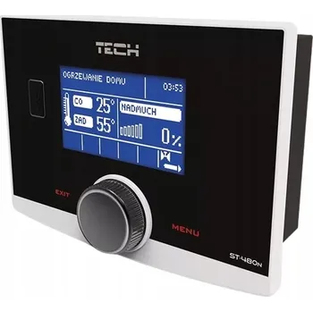 Vrták TECH regulátor pro kotel s podavačem, černý