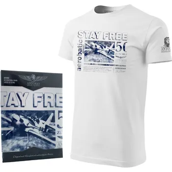 Pánské tričko Triko STAY FREE BÍLÉ vel. XXL (Triko STAY FREE BÍLÉ vel. XXL)