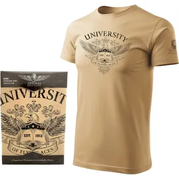Pánské tričko Triko UNIVERSITY leteckých es COYOTE vel. L (Triko UNIVERSITY leteckých es COYOTE vel. L)
