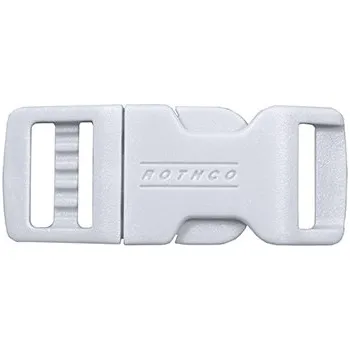 Náramek Přezka FASTEX na náramek střední BÍLÁ (Přezka FASTEX na náramek střední BÍLÁ)