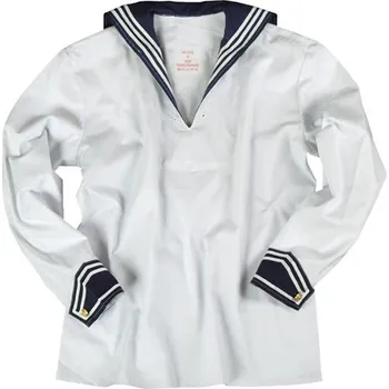 Pánská košile Košile BW MARINE s límečkem BÍLÁ (Košile BW MARINE s límečkem BÍLÁ)