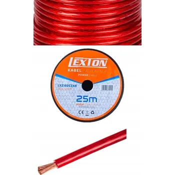 Napájecí kabel 1m SILNÝ NAPÁJECÍ KABEL LEXTON LgY 35mm2 2GA 12mm CCA OFC ČERVENÝ