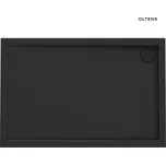Oltens Superior sprchová vanička, obdélníková 120x80 cm, akrylátová, matná černá 15003300